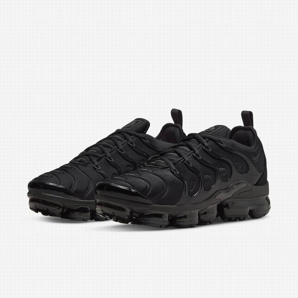 Nike Air VaporMax Plus Férfi Utcai Cipő Fekete Sötétszürke | NI6372-H08