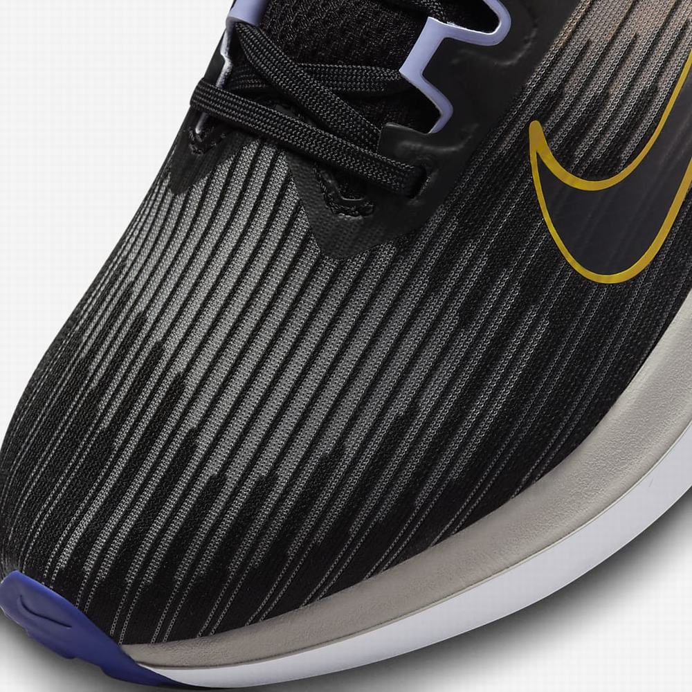 Nike Air Winflo 9 Női Futócipő Fekete Sárga | NI3605-C19