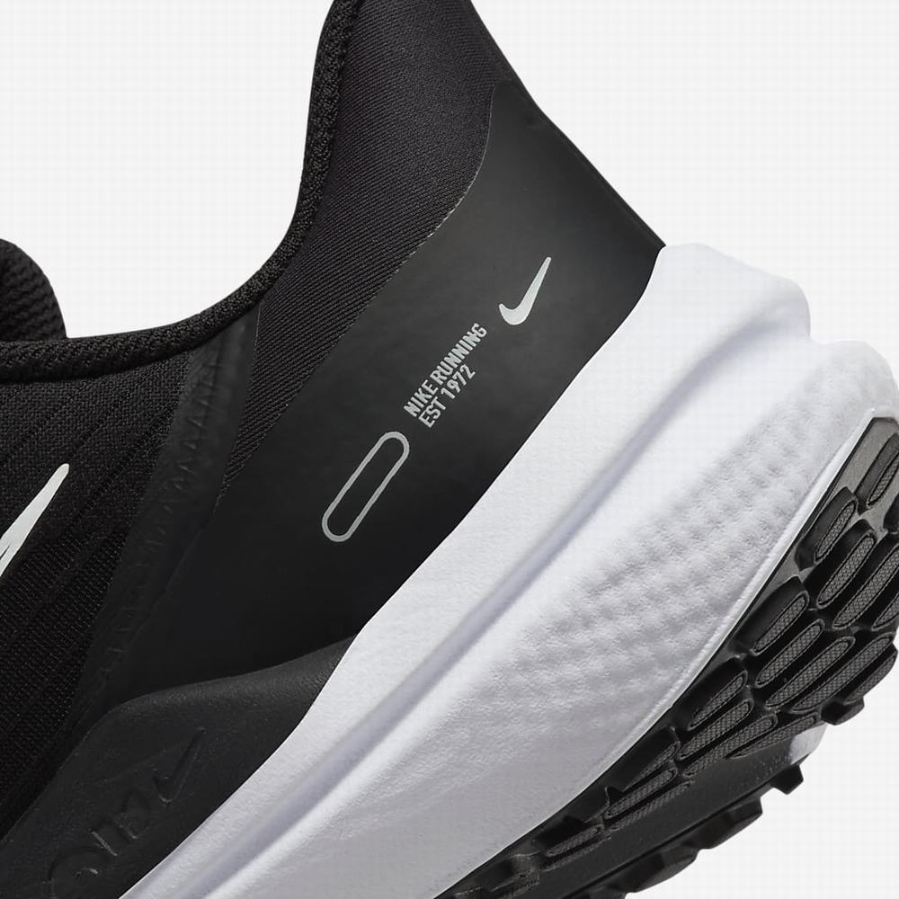 Nike Air Winflo 9 Női Futócipő Fekete Sötétszürke Platina Fehér | NI4219-P01