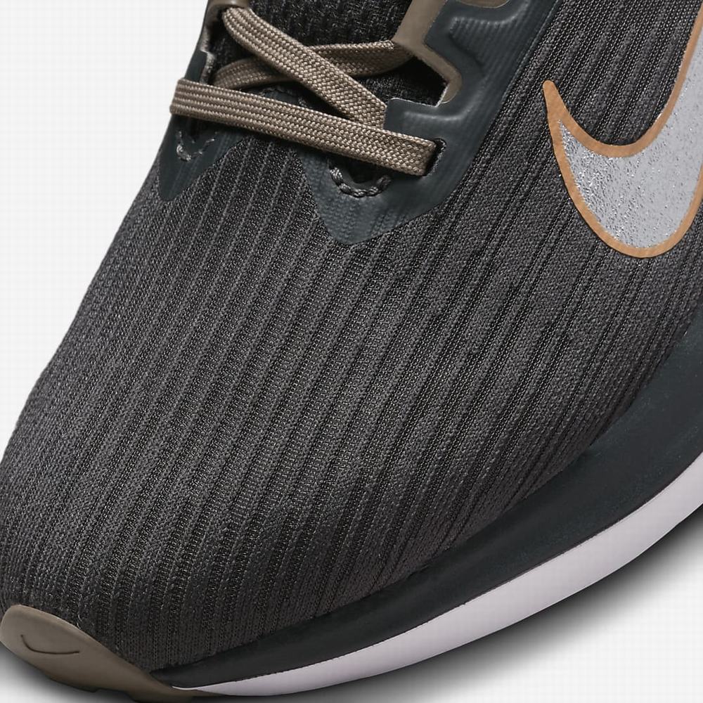 Nike Air Winflo 9 Női Futócipő Sötétszürke Olivazöld Szürke Metal Réz Metal Titán | NI7642-V72