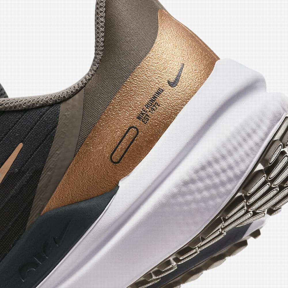Nike Air Winflo 9 Női Futócipő Sötétszürke Olivazöld Szürke Metal Réz Metal Titán | NI7642-V72