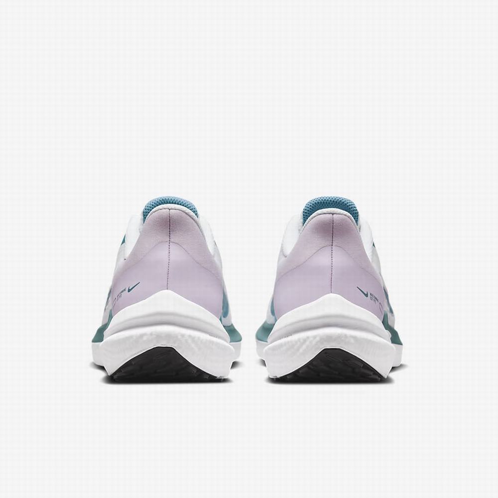 Nike Air Winflo 9 Premium Női Futócipő Fehér Fekete | NI3098-L47