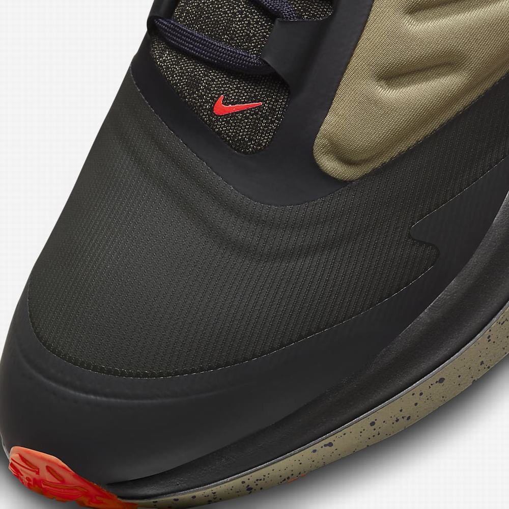 Nike Air Winflo 9 Shield Férfi Futócipő Szürke Khaki Fekete Kék | NI9635-U14
