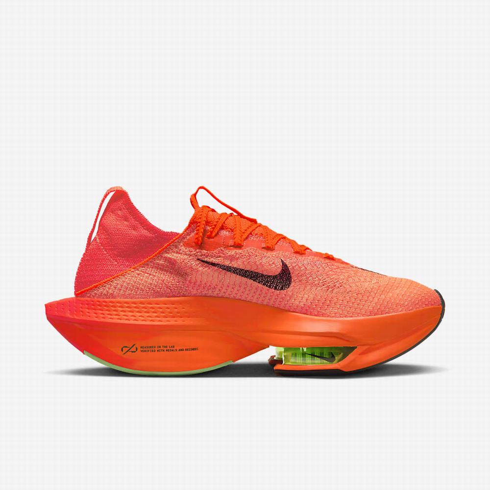 Nike Air Zoom Alphafly NEXT% 2 Női Futócipő Narancssárga Világos Piros Zöld Fekete | NI1047-R20