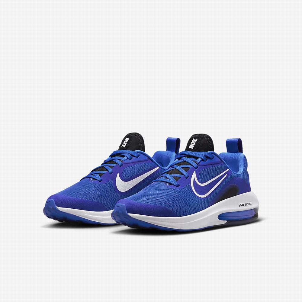 Nike Air Zoom Arcadia 2 Gyerek Futócipő Királykék Fekete Fehér | NI2948-S49