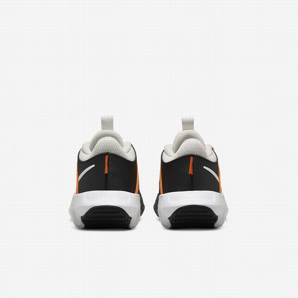 Nike Air Zoom Crossover Gyerek Kosárlabda Cipő Fekete Narancssárga Fehér | NI0269-S02