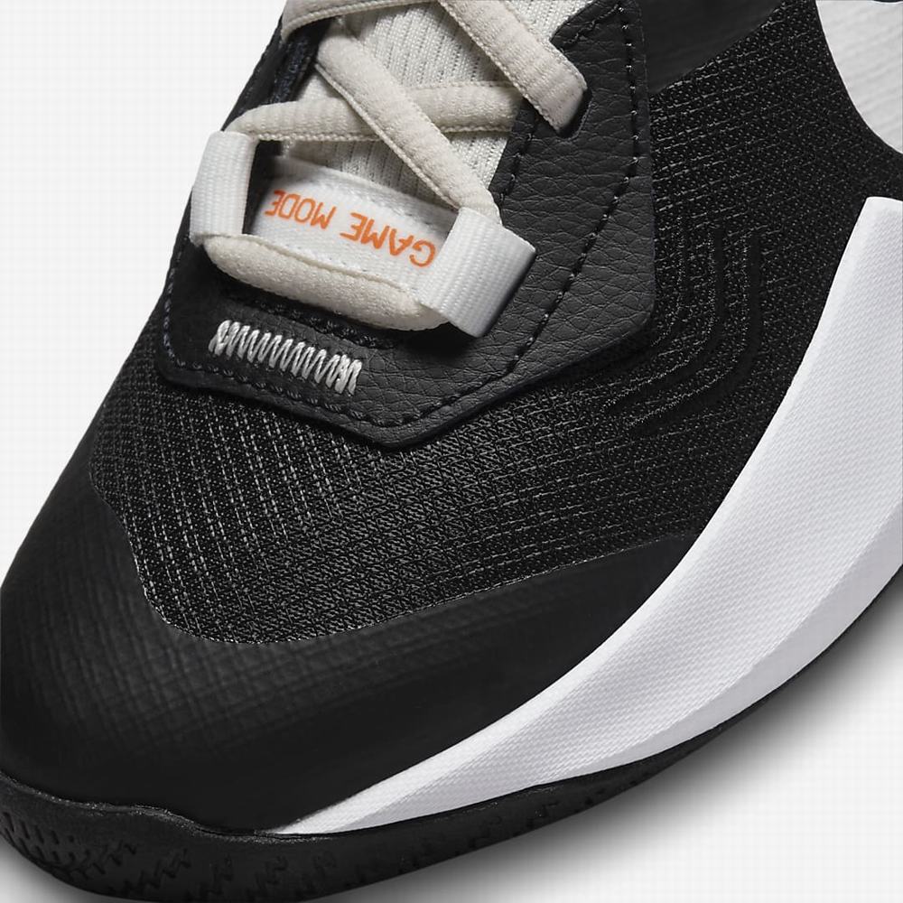 Nike Air Zoom Crossover Gyerek Kosárlabda Cipő Fekete Narancssárga Fehér | NI0269-S02