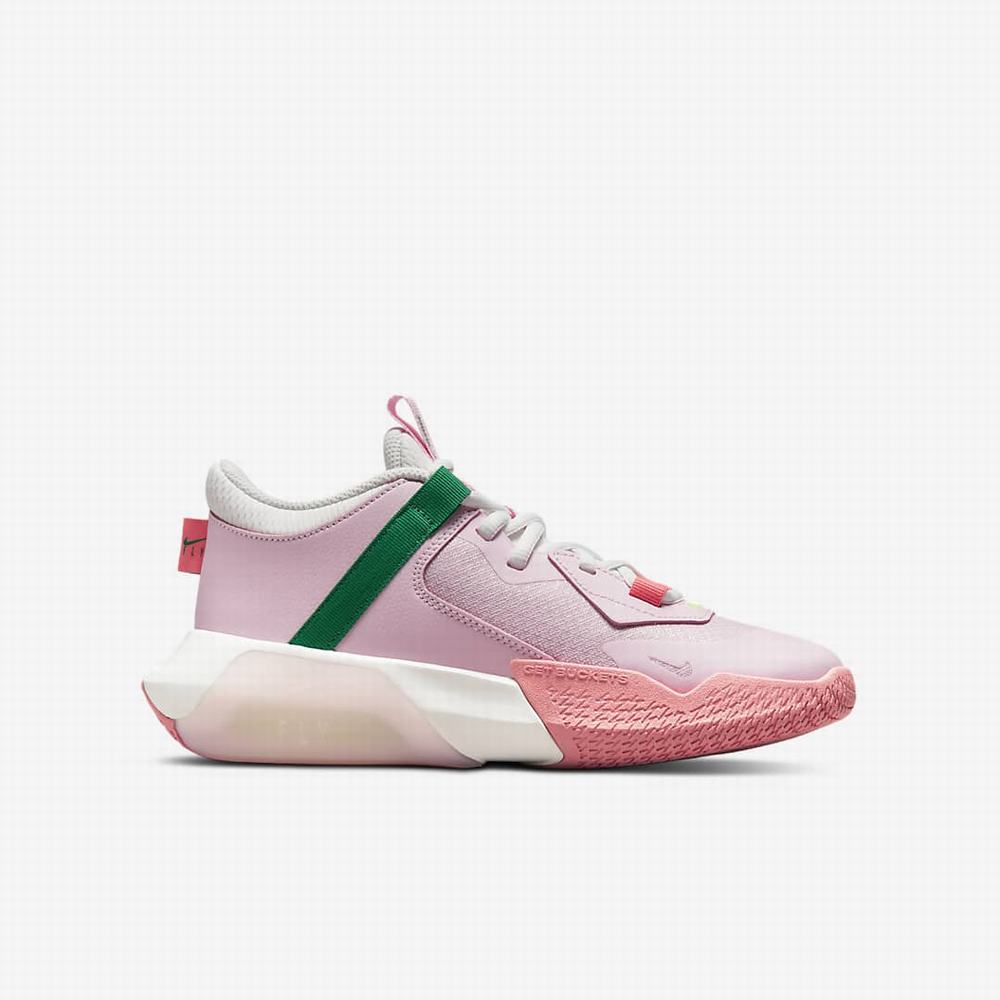 Nike Air Zoom Crossover Gyerek Kosárlabda Cipő Rózsaszín Fehér | NI5987-M36