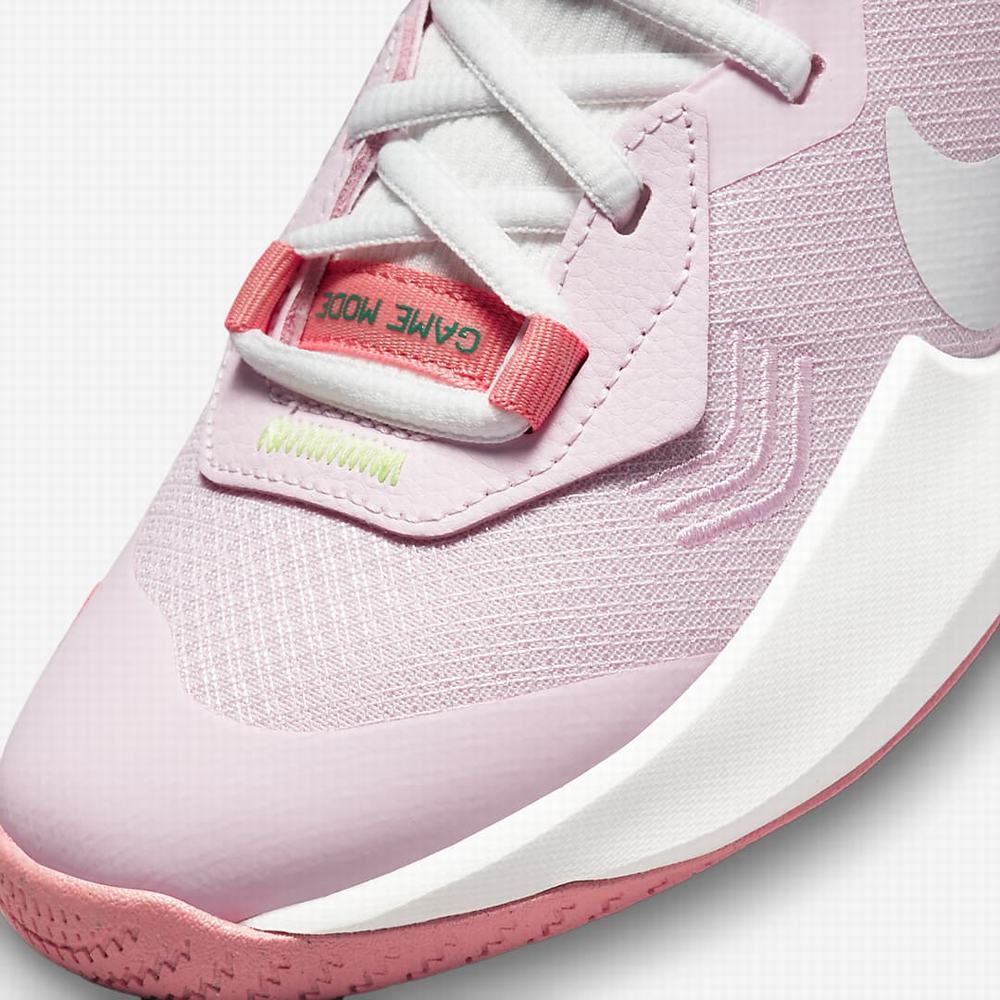 Nike Air Zoom Crossover Gyerek Kosárlabda Cipő Rózsaszín Fehér | NI5987-M36