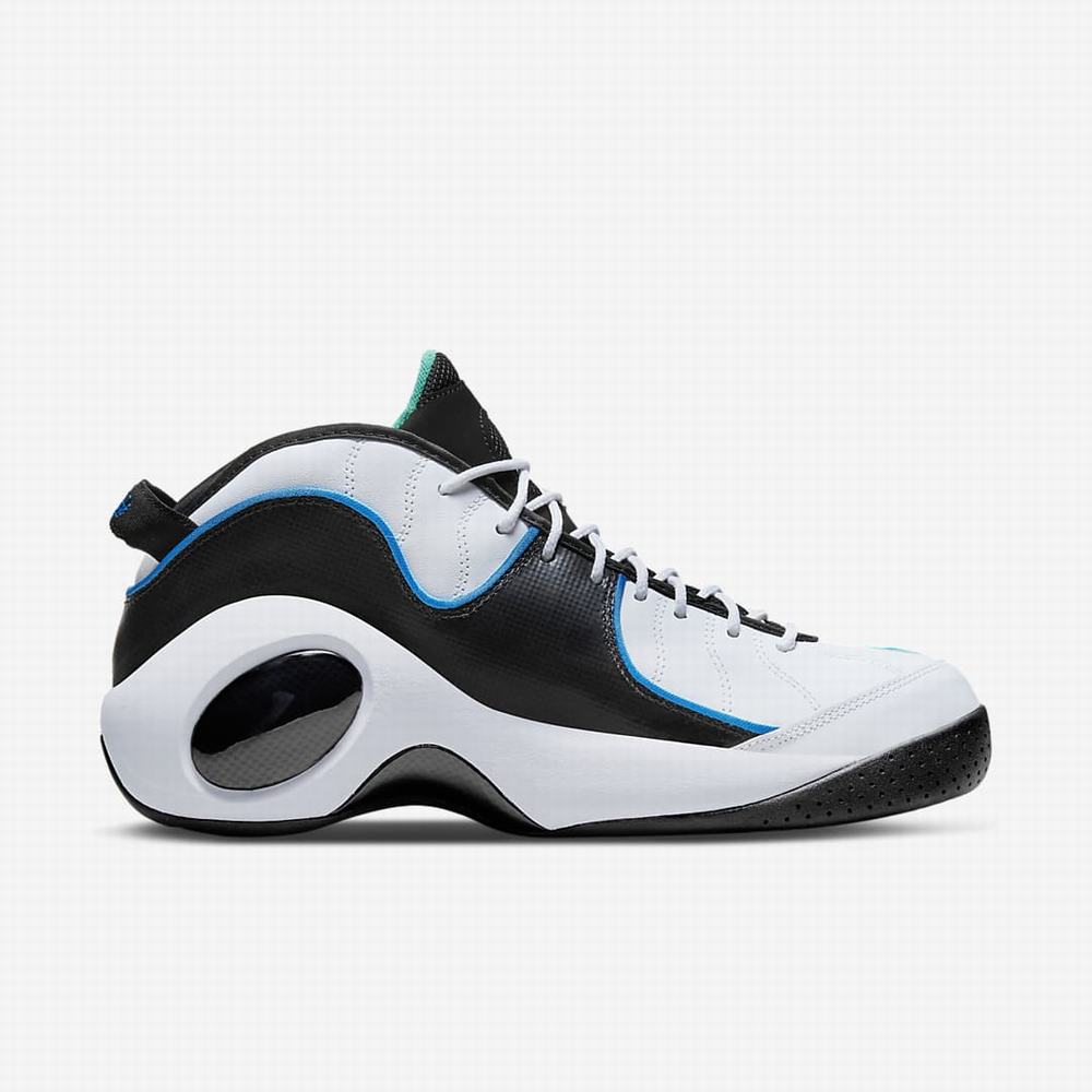 Nike Air Zoom Flight 95 Férfi Utcai Cipő Fehér Fekete Zöld Kék | NI9350-M67