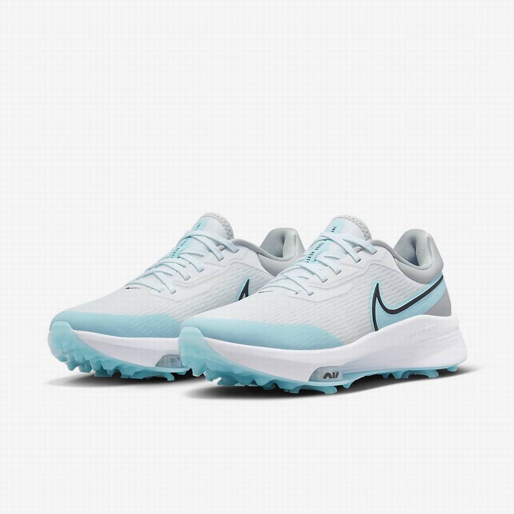 Nike Air Zoom Infinity Tour NEXT% Férfi Golf Cipő Fehér Világos Szürke Fekete | NI7953-G29