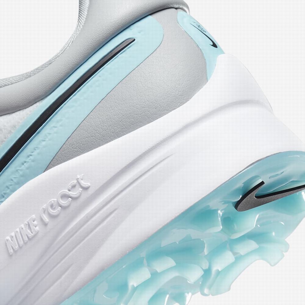 Nike Air Zoom Infinity Tour NEXT% Férfi Golf Cipő Fehér Világos Szürke Fekete | NI7953-G29