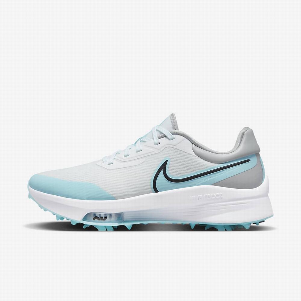 Nike Air Zoom Infinity Tour NEXT% Férfi Golf Cipő Fehér Világos Szürke Fekete | NI7953-G29
