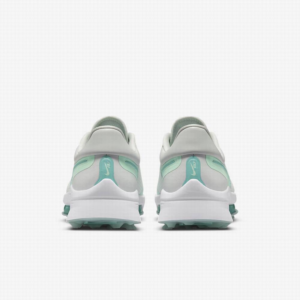Nike Air Zoom Infinity Tour NEXT% Férfi Golf Cipő Fehér Menta Platina Világoskék Türkiz | NI9120-J40