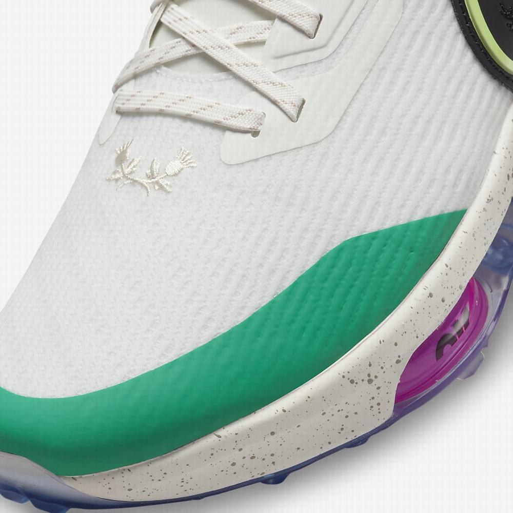 Nike Air Zoom Infinity Tour NEXT% NRG Férfi Golf Cipő Bézs Zöld Fekete | NI7568-K01