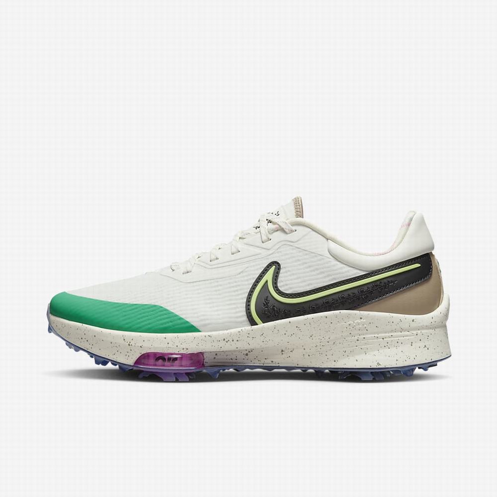 Nike Air Zoom Infinity Tour NEXT% NRG Férfi Golf Cipő Bézs Zöld Fekete | NI7568-K01