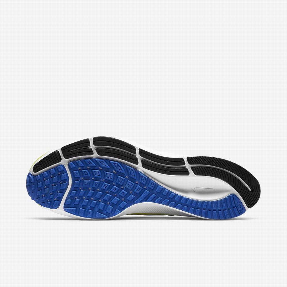 Nike Air Zoom Pegasus 37 Férfi Futócipő Fehér Fekete Kék | NI3104-C32