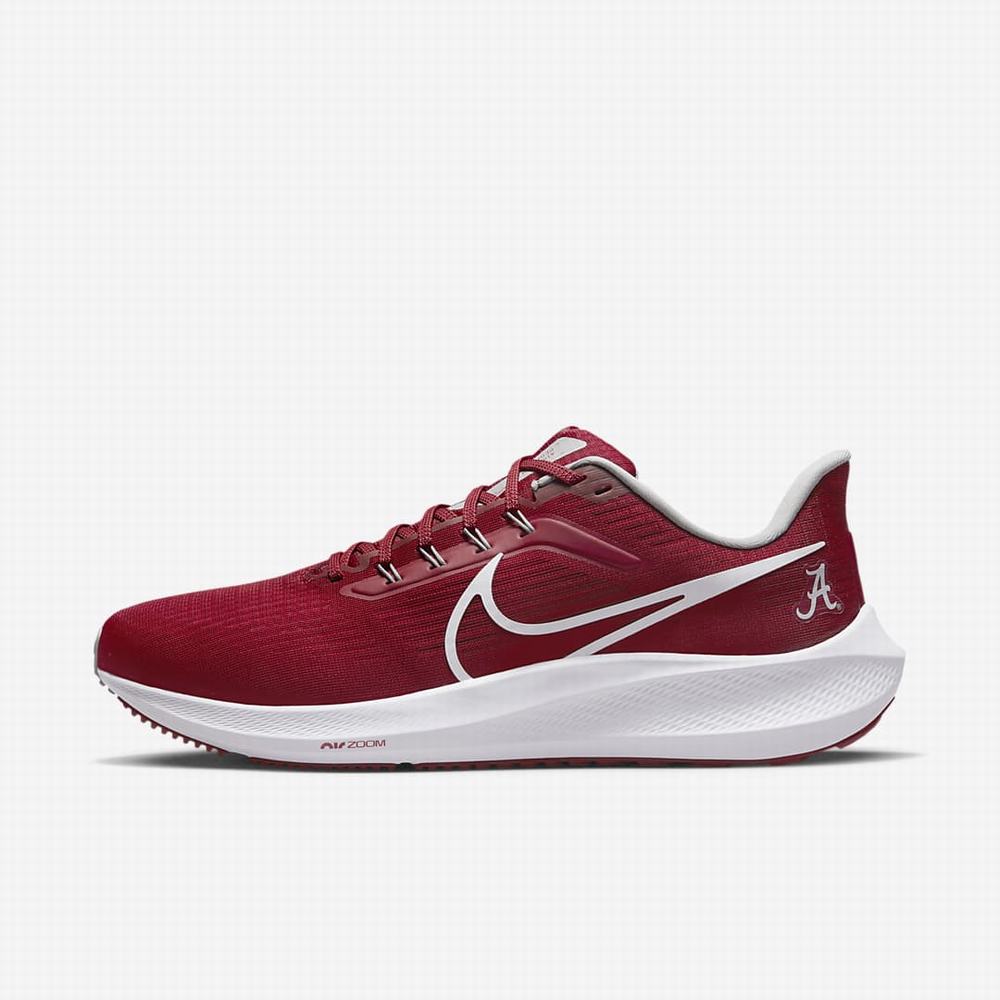 Nike Air Zoom Pegasus 39 (Alabama) Férfi Utcai Cipő Piros Fehér | NI8905-K76