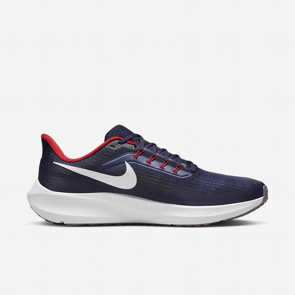 Nike Air Zoom Pegasus 39 (Arizona) Férfi Futócipő Sötétkék Piros Fehér | NI7526-V47