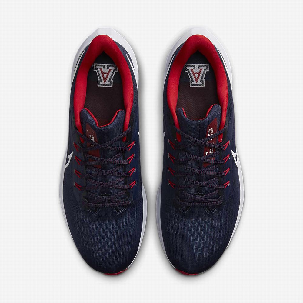 Nike Air Zoom Pegasus 39 (Arizona) Férfi Futócipő Sötétkék Piros Fehér | NI7526-V47
