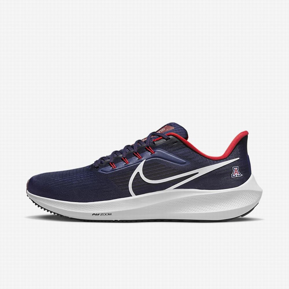 Nike Air Zoom Pegasus 39 (Arizona) Férfi Futócipő Sötétkék Piros Fehér | NI7526-V47