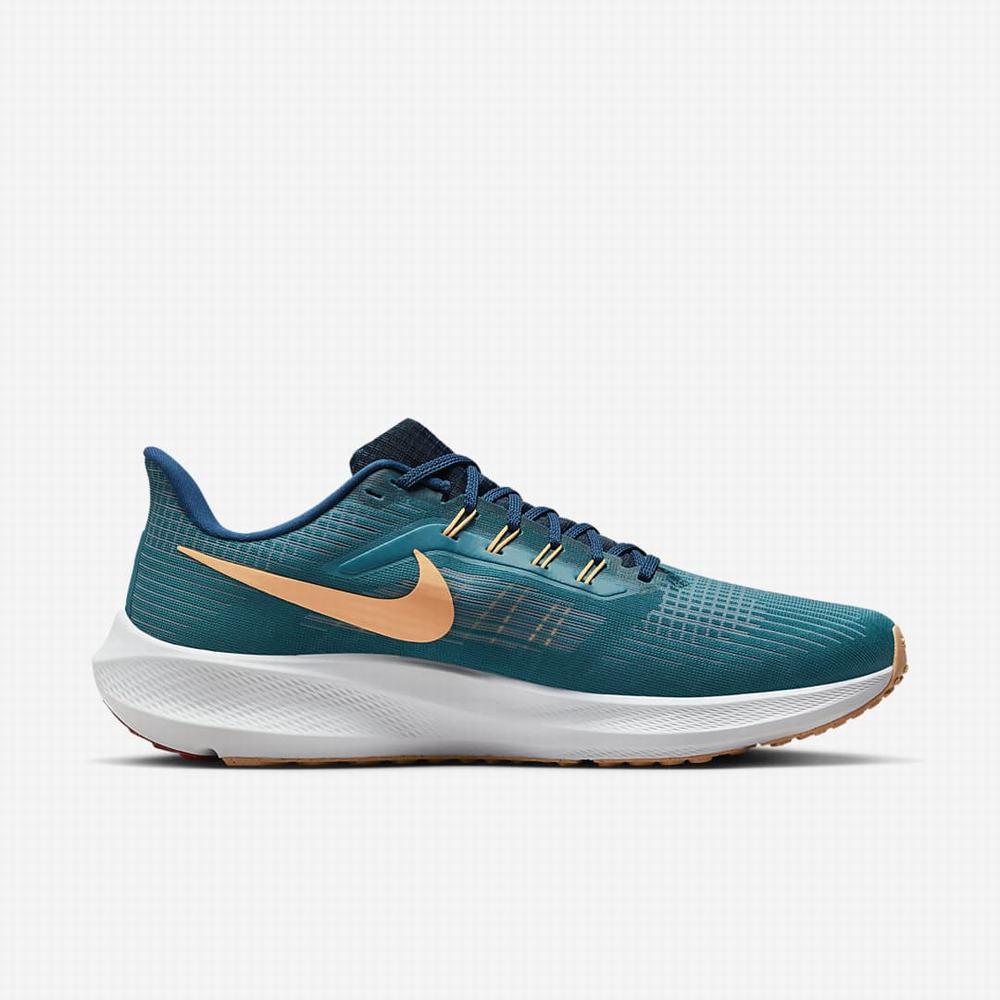 Nike Air Zoom Pegasus 39 Férfi Futócipő Zöld Kék Világos Piros | NI5790-P86
