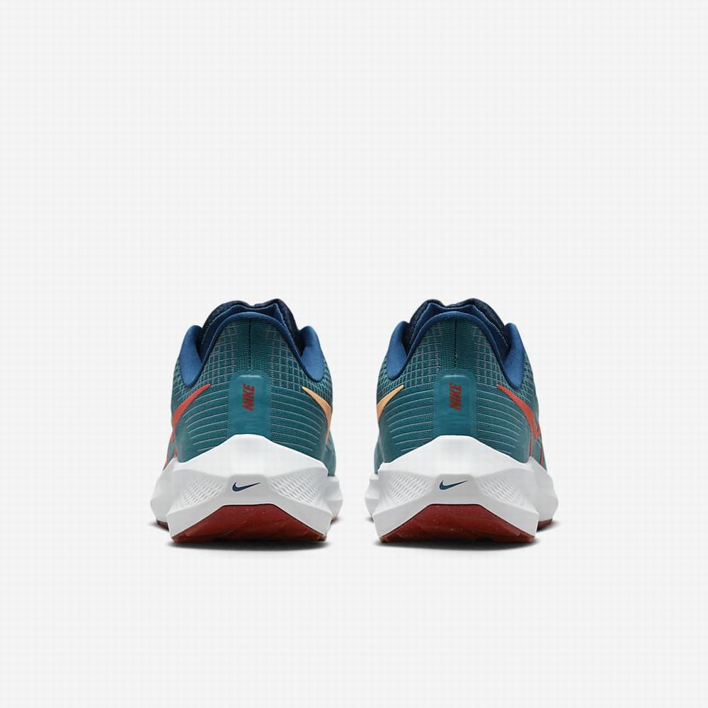 Nike Air Zoom Pegasus 39 Férfi Futócipő Zöld Kék Világos Piros | NI5790-P86
