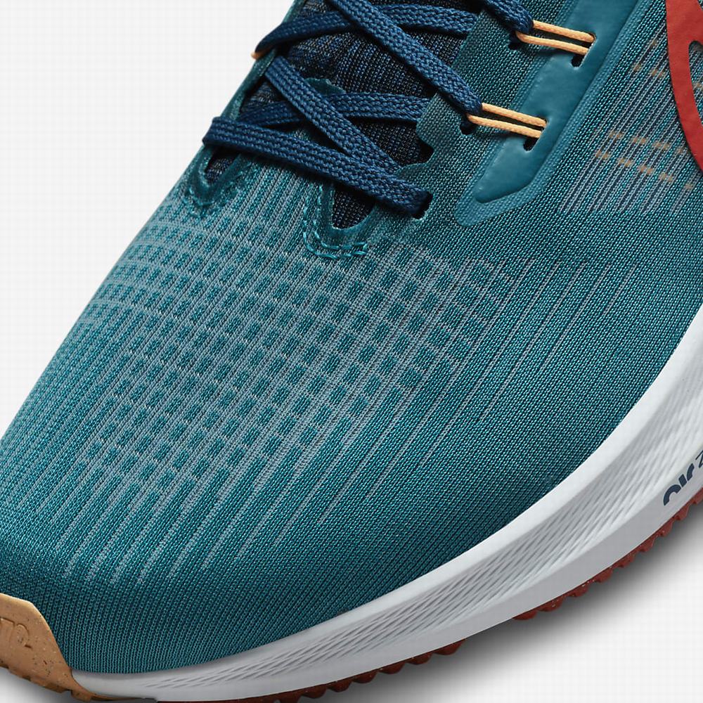 Nike Air Zoom Pegasus 39 Férfi Futócipő Zöld Kék Világos Piros | NI5790-P86