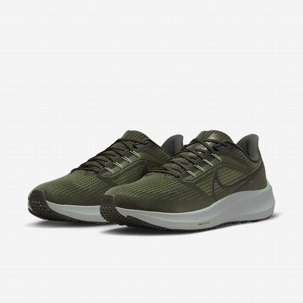 Nike Air Zoom Pegasus 39 Férfi Futócipő Khaki Narancssárga | NI8067-R16