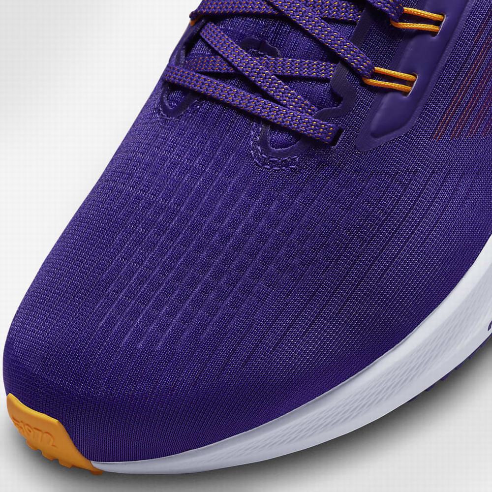 Nike Air Zoom Pegasus 39 (LSU) Férfi Utcai Cipő Lila Arany Fehér | NI3026-L36