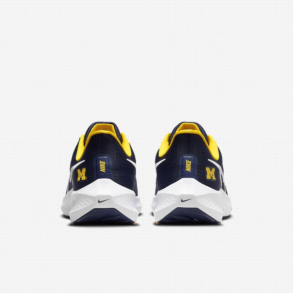 Nike Air Zoom Pegasus 39 (Michigan) Férfi Utcai Cipő Sötétkék Fehér | NI2956-D09