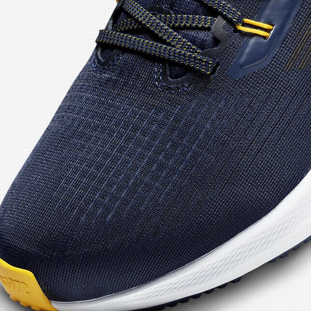 Nike Air Zoom Pegasus 39 (Michigan) Férfi Utcai Cipő Sötétkék Fehér | NI2956-D09