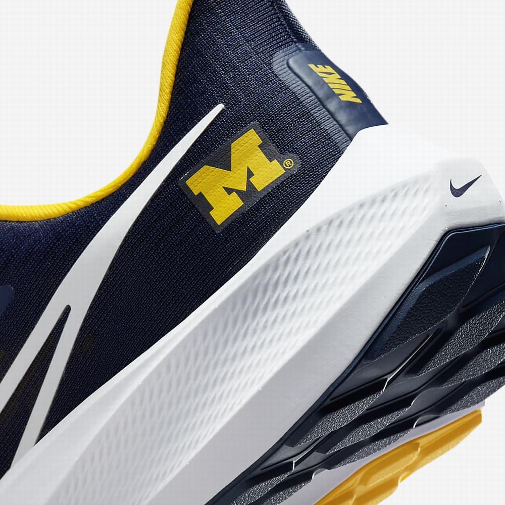 Nike Air Zoom Pegasus 39 (Michigan) Férfi Utcai Cipő Sötétkék Fehér | NI2956-D09
