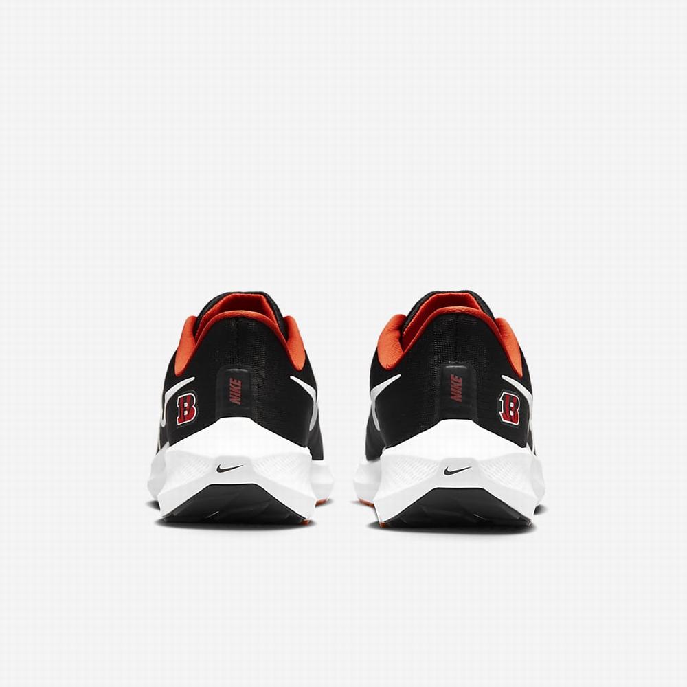 Nike Air Zoom Pegasus 39 (NFL Cincinnati Bengals) Férfi Futócipő Fekete Narancssárga Fehér | NI6298-N12