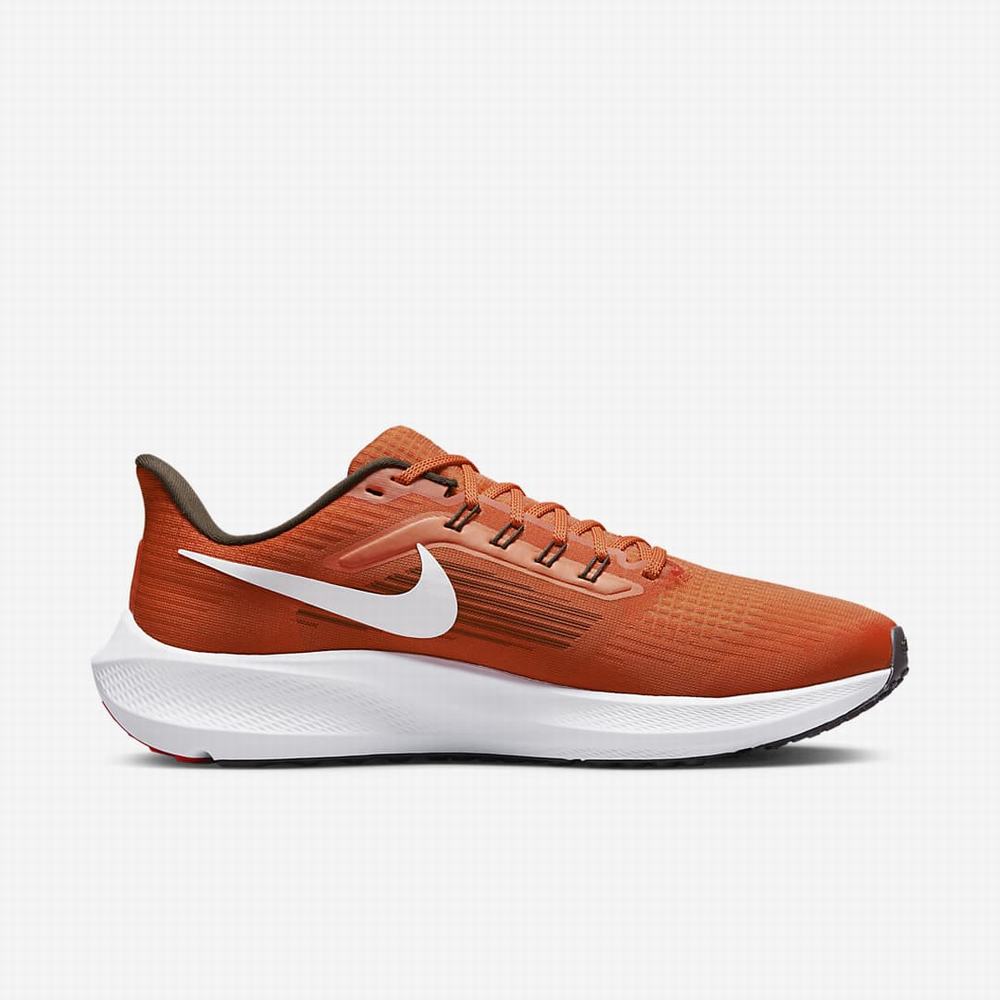 Nike Air Zoom Pegasus 39 (NFL Cleveland Browns) Férfi Futócipő Narancssárga Barna Fehér | NI7253-E35