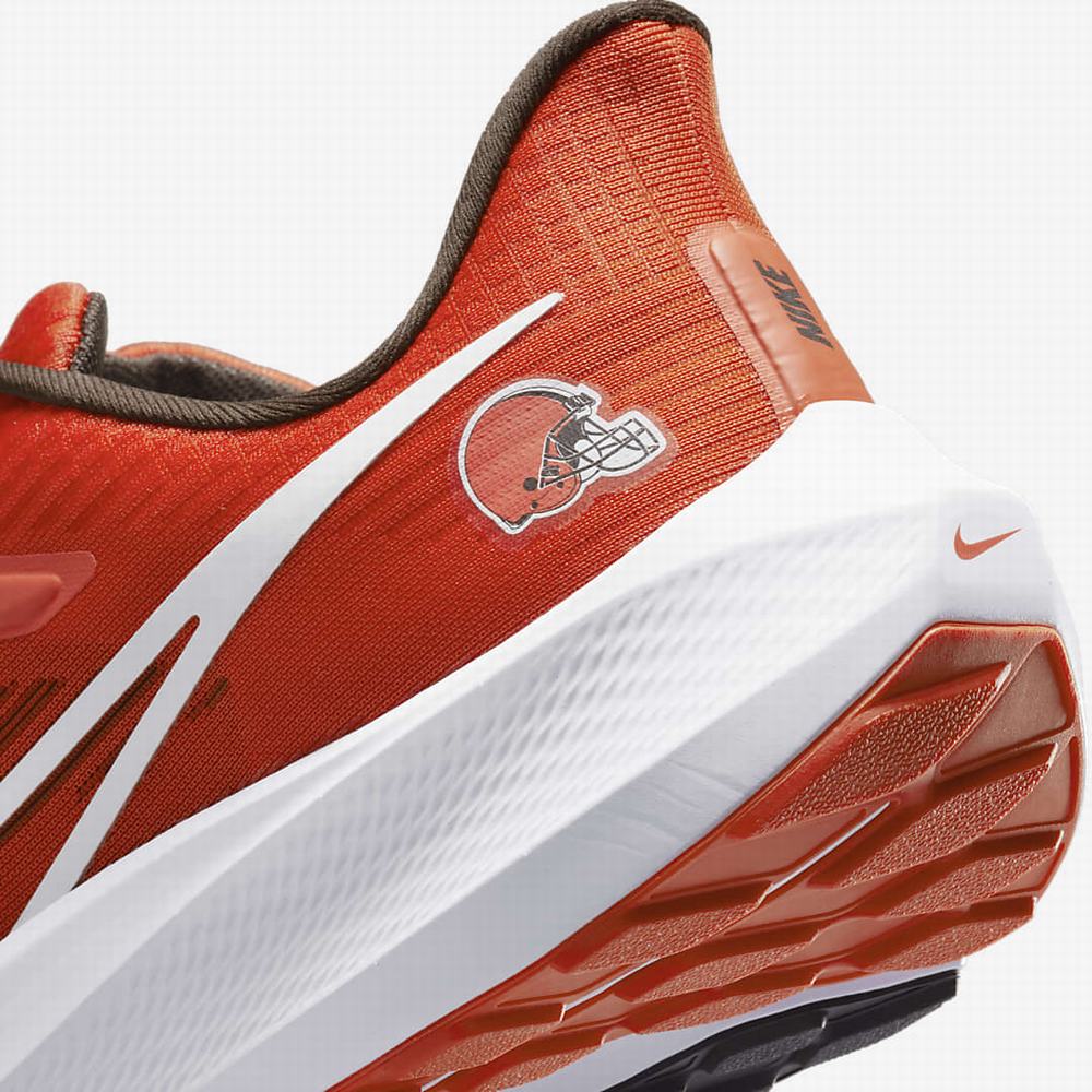 Nike Air Zoom Pegasus 39 (NFL Cleveland Browns) Férfi Futócipő Narancssárga Barna Fehér | NI7253-E35