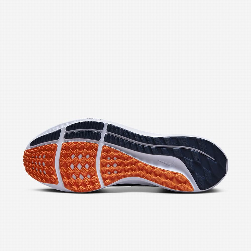 Nike Air Zoom Pegasus 39 (NFL Denver Broncos) Férfi Futócipő Sötétkék Narancssárga Fehér | NI8145-A73