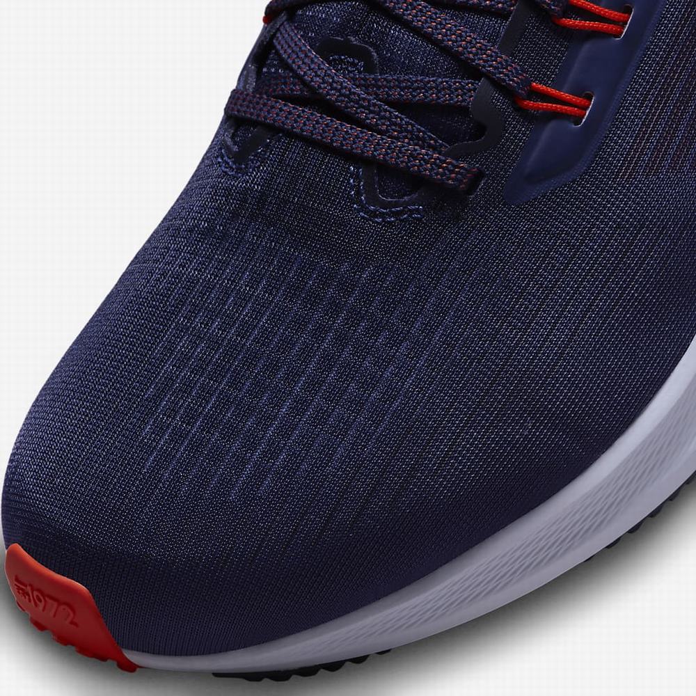 Nike Air Zoom Pegasus 39 (NFL Denver Broncos) Férfi Futócipő Sötétkék Narancssárga Fehér | NI8145-A73