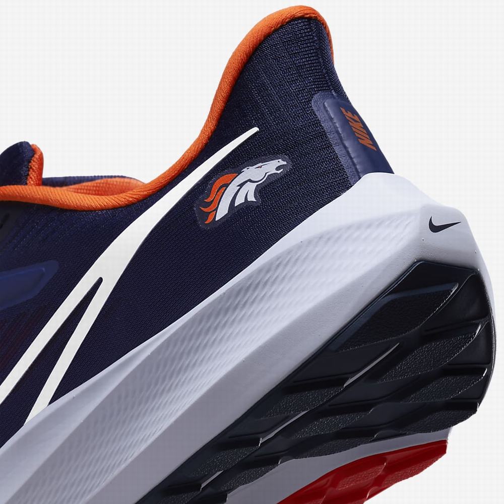Nike Air Zoom Pegasus 39 (NFL Denver Broncos) Férfi Futócipő Sötétkék Narancssárga Fehér | NI8145-A73