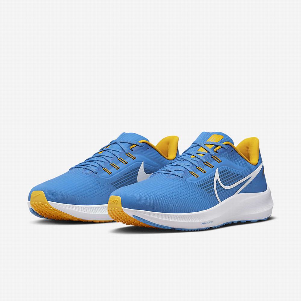 Nike Air Zoom Pegasus 39 (NFL Los Angeles Chargers) Férfi Futócipő Kék Arany Fehér | NI6178-W35