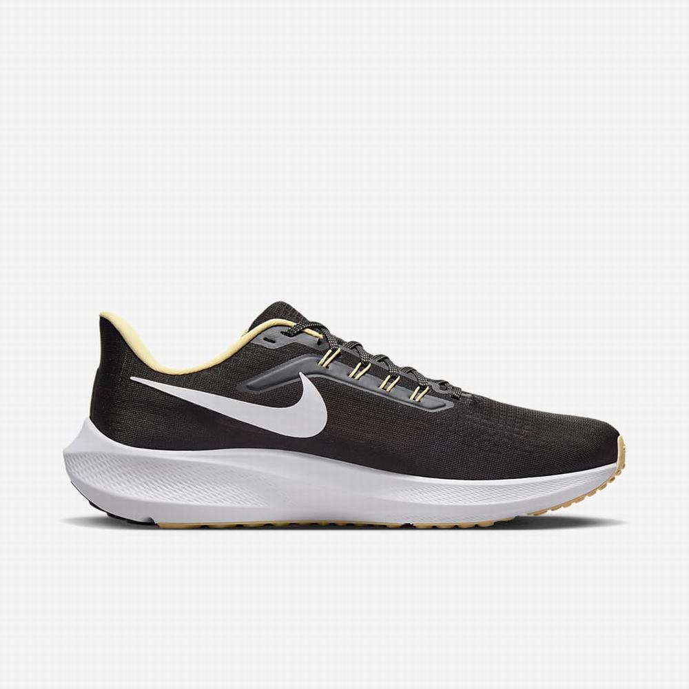 Nike Air Zoom Pegasus 39 (NFL New Orleans Saints) Férfi Futócipő Fekete Arany Fehér | NI5980-E59