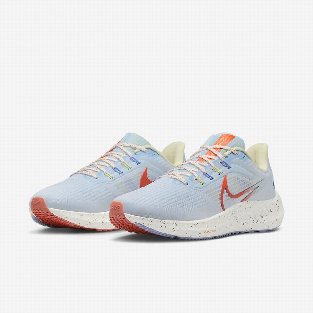 Nike Air Zoom Pegasus 39 Női Futócipő Fehér Narancssárga | NI6457-P91