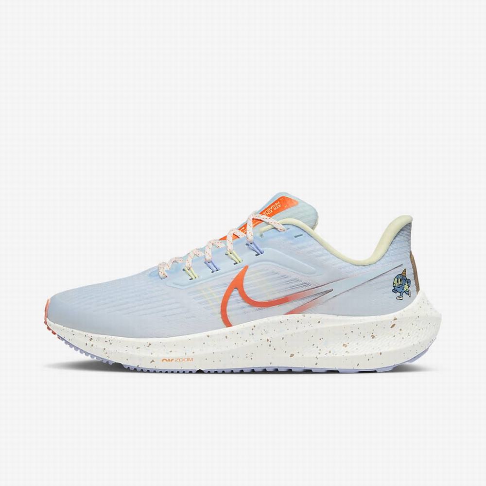 Nike Air Zoom Pegasus 39 Női Futócipő Fehér Narancssárga | NI6457-P91