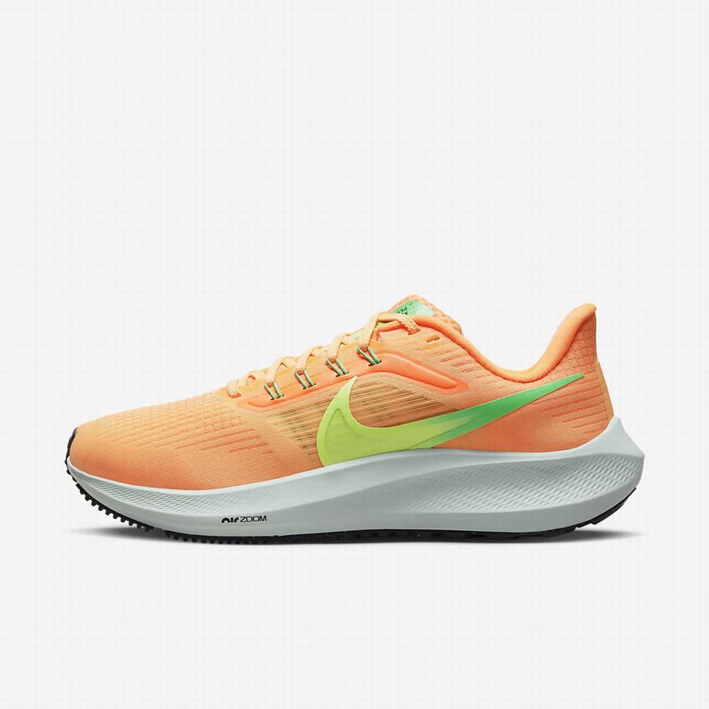 Nike Air Zoom Pegasus 39 Női Futócipő Krém Narancssárga Zöld | NI6059-M02