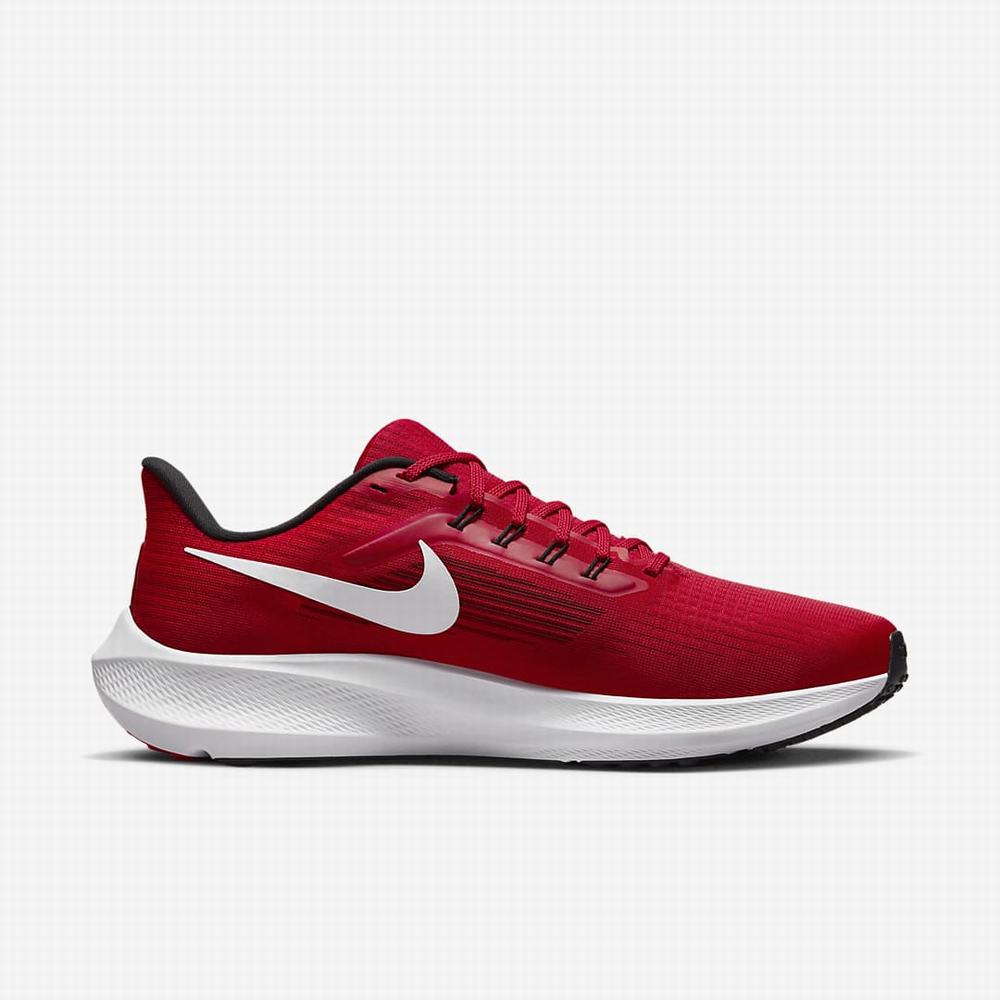 Nike Air Zoom Pegasus 39 (Ohio State) Férfi Utcai Cipő Piros Fekete Fehér | NI2467-V72