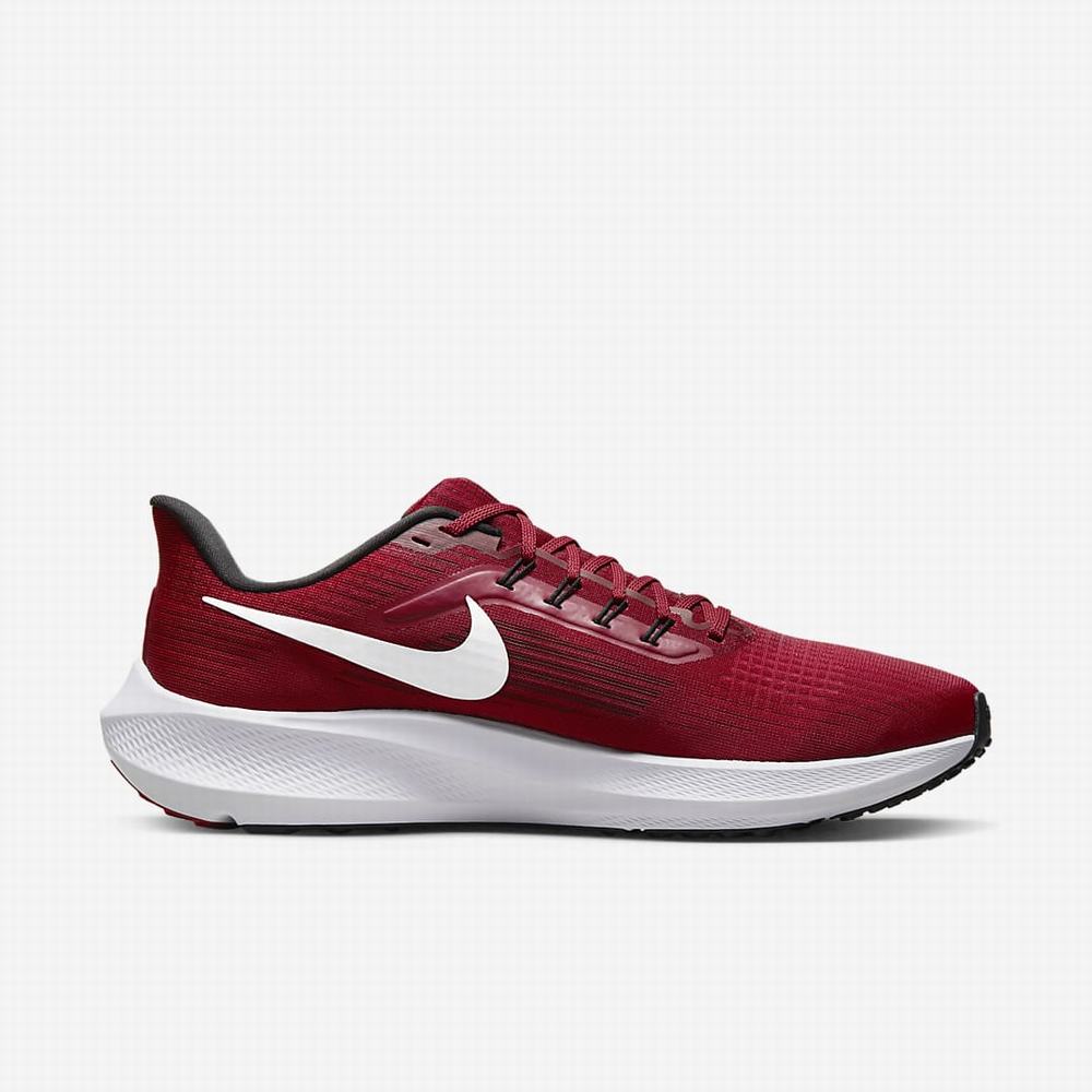 Nike Air Zoom Pegasus 39 (Oklahoma) Férfi Futócipő Piros Fekete Fehér | NI9843-T56