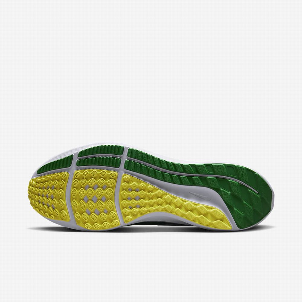 Nike Air Zoom Pegasus 39 (Oregon) Férfi Utcai Cipő Zöld Sárga Fehér | NI9072-J05
