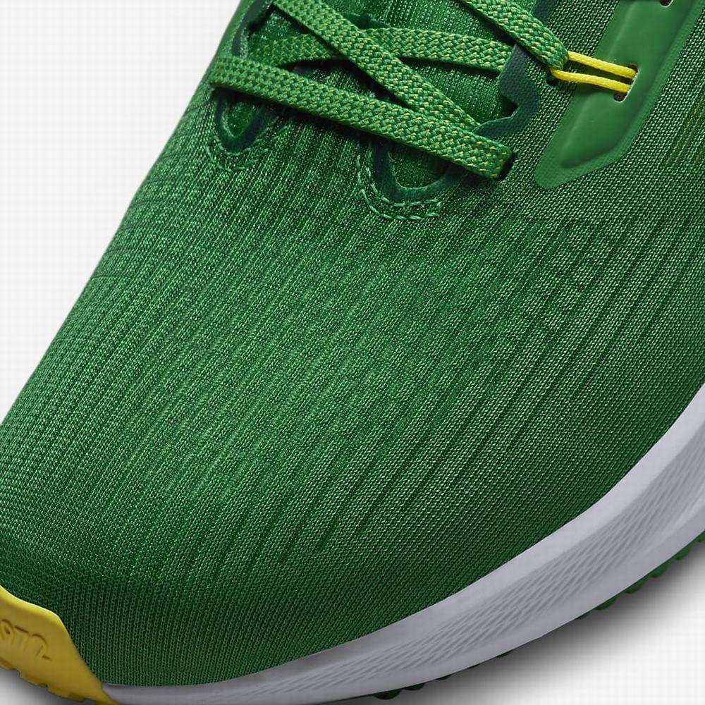 Nike Air Zoom Pegasus 39 (Oregon) Férfi Utcai Cipő Zöld Sárga Fehér | NI9072-J05
