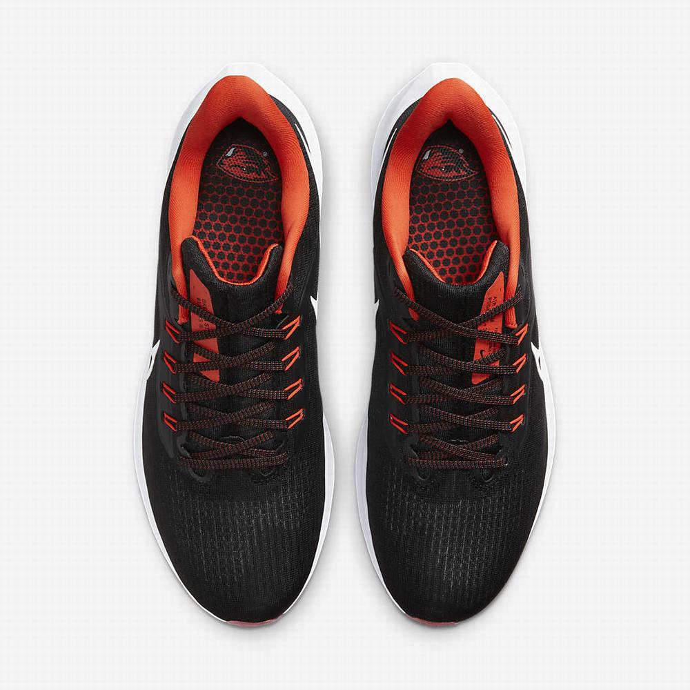 Nike Air Zoom Pegasus 39 (Oregon State) Férfi Utcai Cipő Fekete Narancssárga Fehér | NI9873-G59