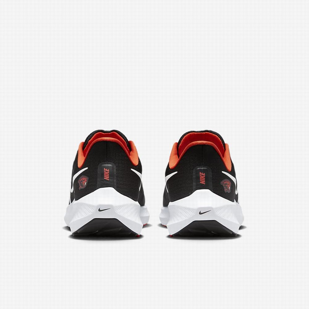 Nike Air Zoom Pegasus 39 (Oregon State) Férfi Utcai Cipő Fekete Narancssárga Fehér | NI9873-G59